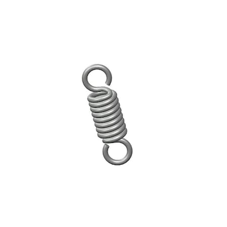 Extension Spring, O= .300, L= 1.00, W= .055